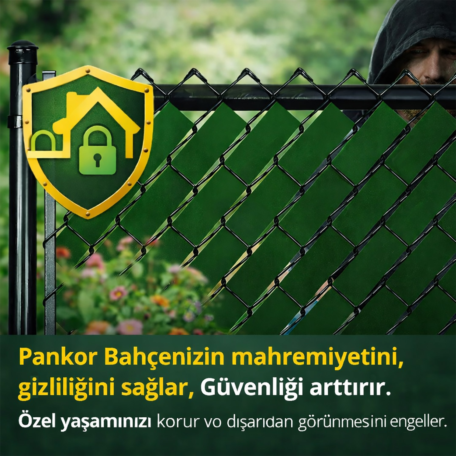 örgü tel kapatma örtüsü 